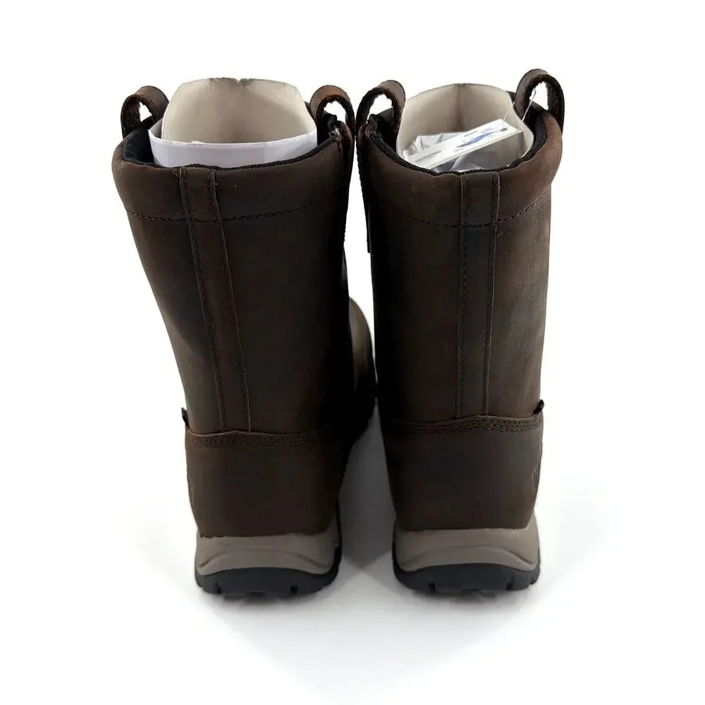 Duluth Men's Dark Brown Wild Boar Insulated Pull On Boots Size 12W